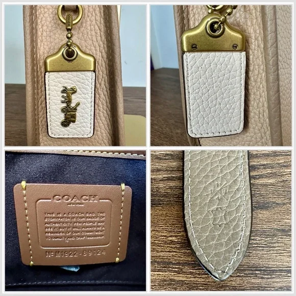 New Coach Emery Crossbody 21 In Colorblock Chalk Multi - Picture 7 of 12